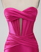 Bodycon Sweetheart Satin Corset Short Homecoming Dress