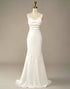 White Mermaid Long Wedding Dress