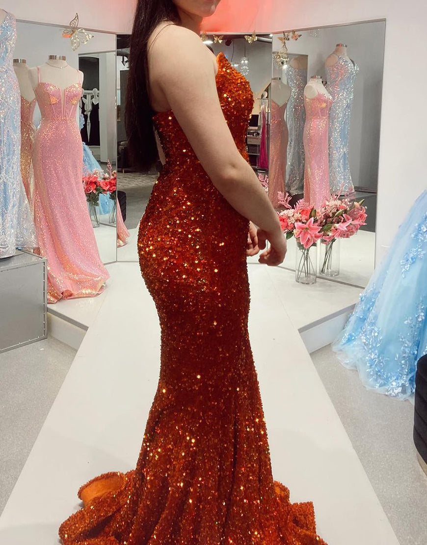 Dressself Red Sweetheart Mermaid Tight Prom Dress Sequin Evening Dress Dressself Red Sweetheart Mermaid Tight Prom Dress Sequin Evening Dress