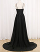 Long Black Prom Dress with Split