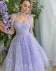 Short Lilac Homecoming Dress