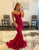 Red Sweetheart Mermaid Tight Prom Dress