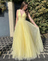Daffodil Long Backless Prom Dress