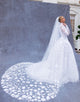 High Neck Long Sleeves Paris Hilton Wedding Dress