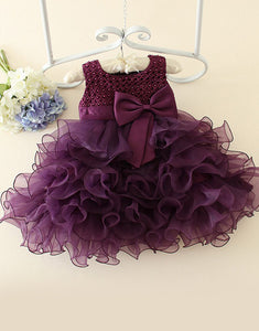 Grape Girl Dress Princess Ball Gown Baby Dress