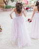 Tulle One Shoulder Lilac Bridesmaid Dress