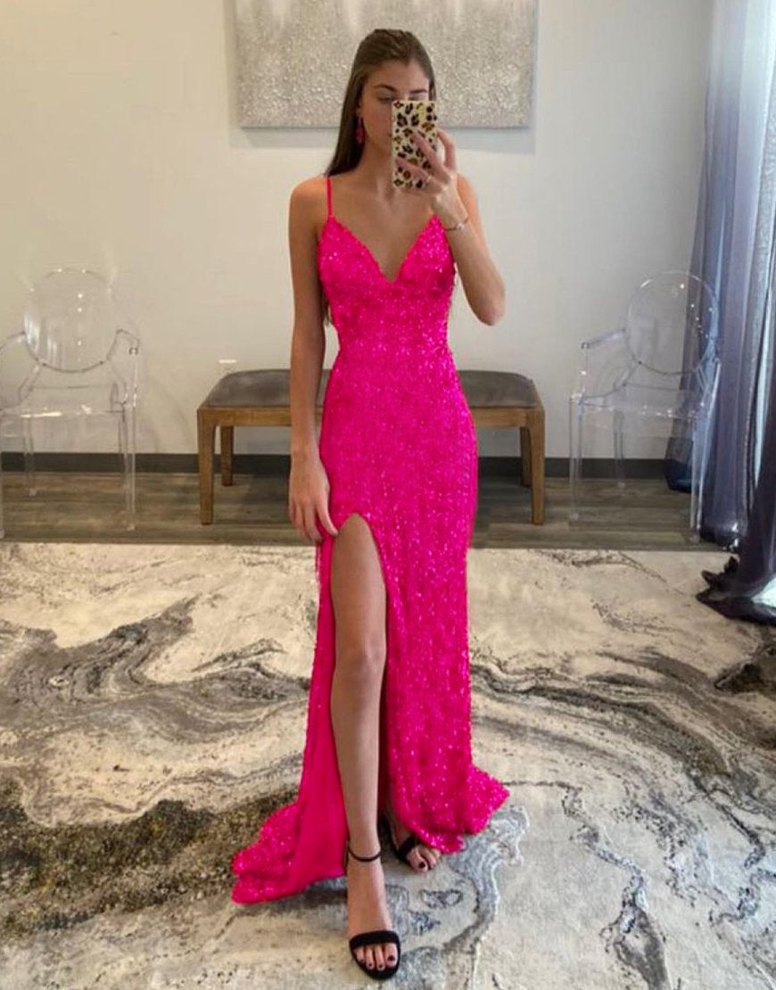 Sexy Glitter Prom Dress With Sequins Dressself Sexy Glitter Prom Dress With Sequins Dressself