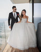 Sweetheart Sequin Glitter Wedding Dress