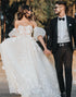 White A-Line Sweetheart Sleeveless Tulle Wedding Dress