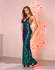 Sequin Long Mermaid Sexy Prom Dress
