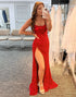 Mermaid Glitter Sequin High Slit Prom Dress