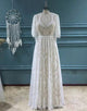A-line Boho Lace Wedding Dress with Sleeves