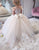 Ball Gown Baby Girls Party Dress Cap Sleeves Puffy Princess Flower Girl Dress