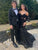 2 Piece Black Notched Lapel Men's Prom Suit