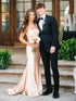 Black Notched Lapel 2 Piece Men's Prom Suit