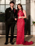 Black Notched Lapel 2 Piece Men's Prom Suit