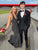 3 Piece Notched Lapel Black Men's Prom Suit