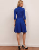 Royal Blue Short Dress with Sleeve