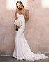 Beach Mermaid Simple Wedding Dress