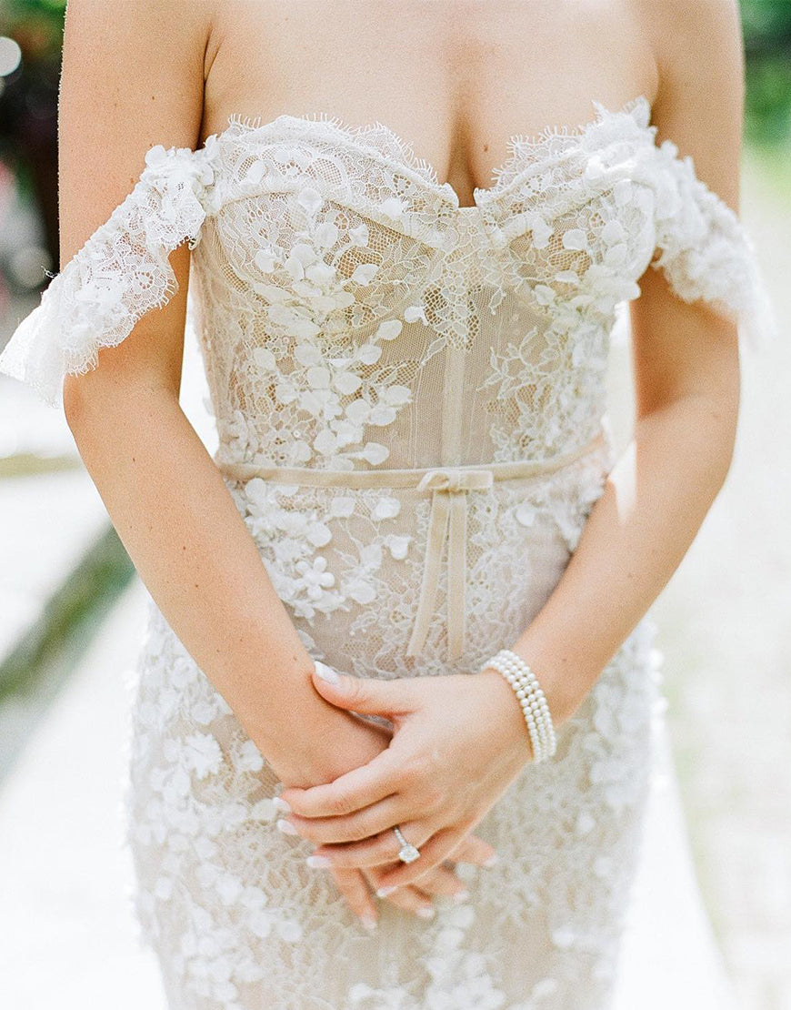 Dressself Corset Style Slim Fit Sweetheart Tulle Mermaid Bridal Wedding Gown Dressself Corset Style Slim Fit Sweetheart Tulle Mermaid Bridal Wedding Gown