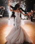 Sweetheart Mermaid Wedding Dress with Detachable Skirt