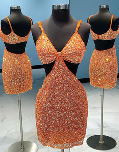 Sequin Short Glitter Homecoming Dress