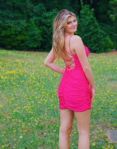 Tight Short Pink Homecoming Dress Sexy Party Dress