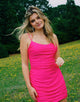 Tight Short Pink Homecoming Dress Sexy Party Dress