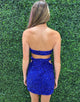 Royal Blue Sequin Sexy Homecoming Dress