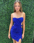 Royal Blue Sequin Sexy Homecoming Dress