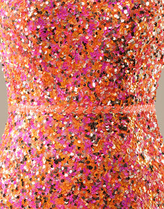 Multicolor Shiny Mermaid Prom Dress