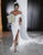 Mermaid Off the Shoulder Wedding Dress with Split